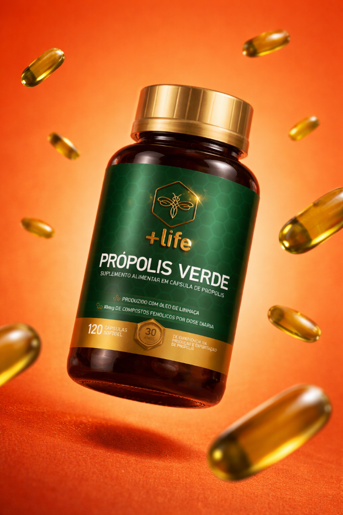 Própolis Verde SoftGel - 6 Frascos com 120 Cápsulas