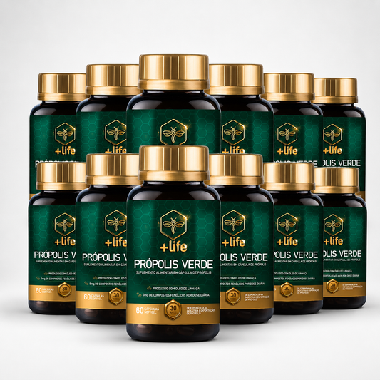 Própolis Verde SoftGel - 12 Frascos com 120 Cápsulas